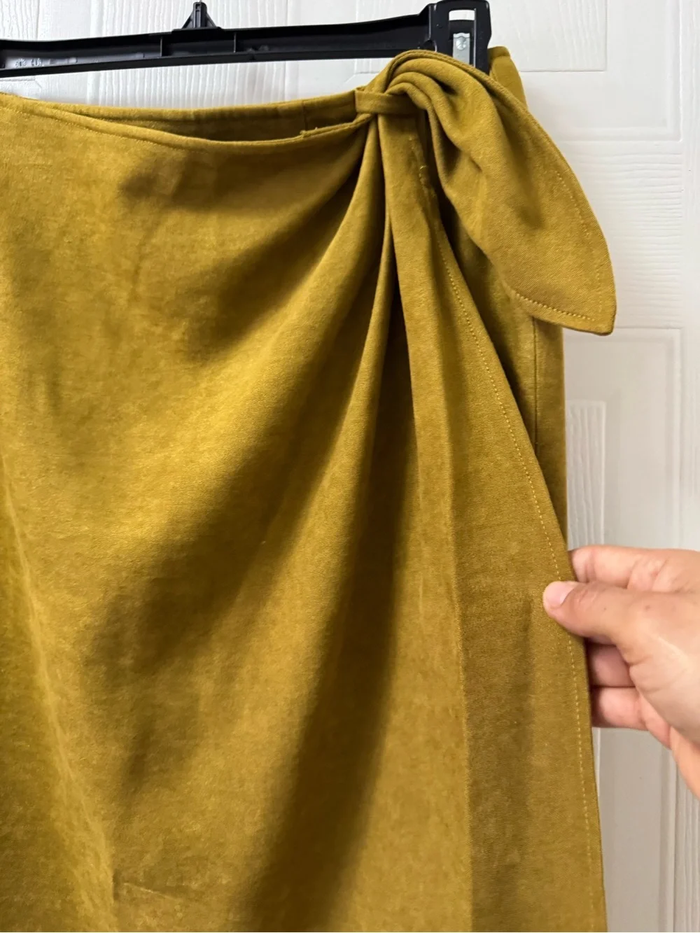 Dana b and Karen olive green  Midir Skirt